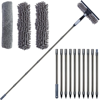 16.4 ft Extended Reach SolarWash Pro | Professional-Grade Solar Panel Cleaning Kit